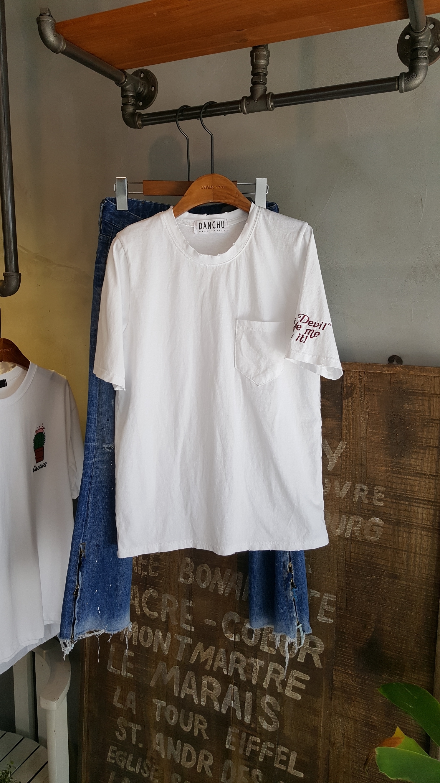 <b><p>Angel Letteri embroidy Short sleeves T-shi</p></b><b><p>エンジェル レタリング 刺繍 半袖 Tシャツ ガールフレンドコーディネート 断定</p></b><br /><br /><p align='center'>