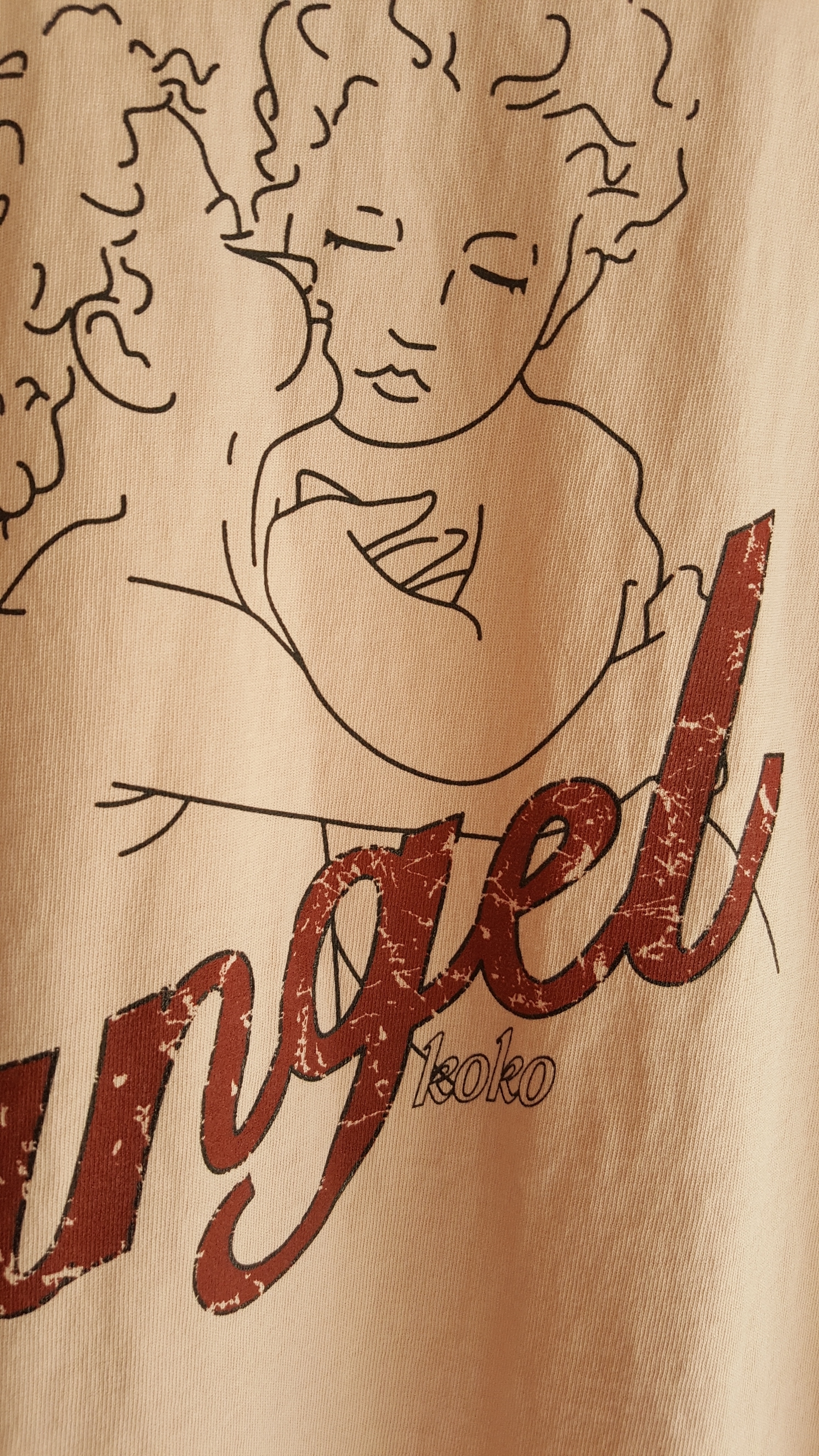 <b><p>Angel Letteri embroidy Short sleeves T-shi</p></b><b><p>エンジェル レタリング 刺繍 半袖 Tシャツ ガールフレンドコーディネート 断定</p></b><br /><br /><p align='center'>