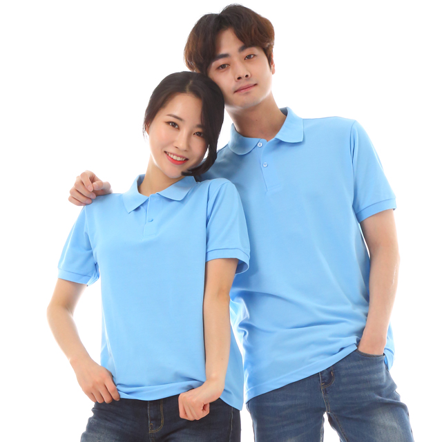 단체유니폼 30수pk체크폴로(왼포켓없음)칼라별 반팔식당티셔츠 홀서빙복 이미지 8