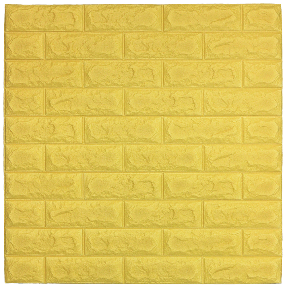 파벽돌 폼블럭 파스텔옐로우 77x71cm - 상품 이미지