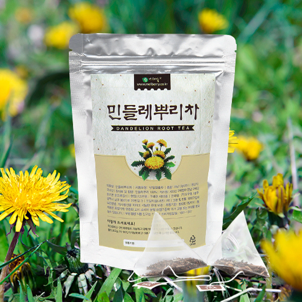 민들레 뿌리차 민들레차 효능 실리마린 100티백 - 메인 이미지