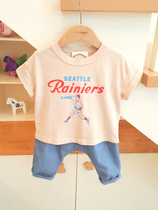 <b><p>Baseball Short sleeve 2col Cute t-shi Ly</p></b><b><p>ベースボール 半袖Tシャツ 2色 キュート かわいい ラブリーコーディネ 夏身上</p></b><br /><br /><p align='center'>