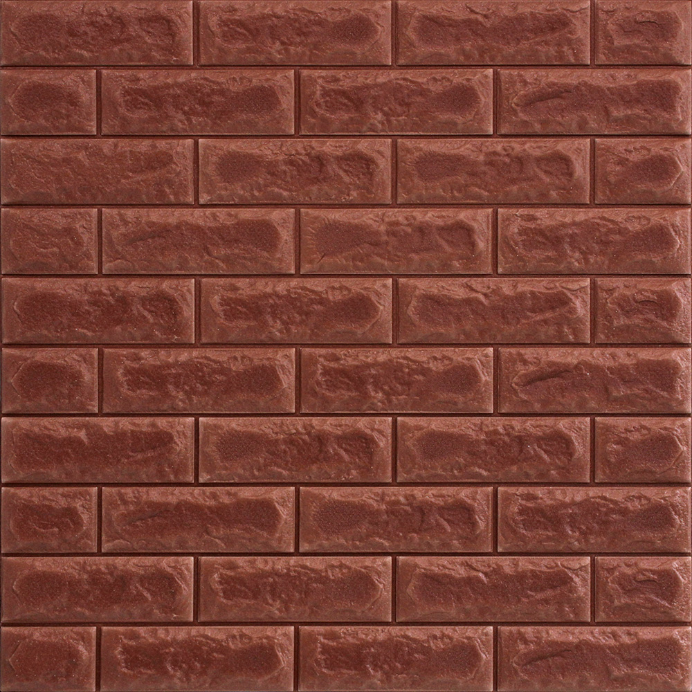 파벽돌 폼블럭 레드브라운 77x71cm - 상품 이미지