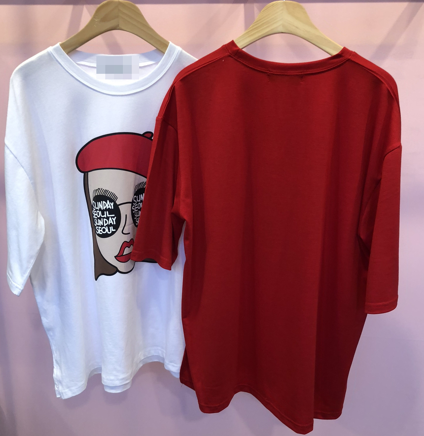 <b><p>touch cute face Printing Short sleeves T-shi</p></b><b><p>肌触り かわいい フェイス 印刷 半袖 Tシャツ ラウンド 珍しい コーディネート</p></b><br /><br /><p align='center'>