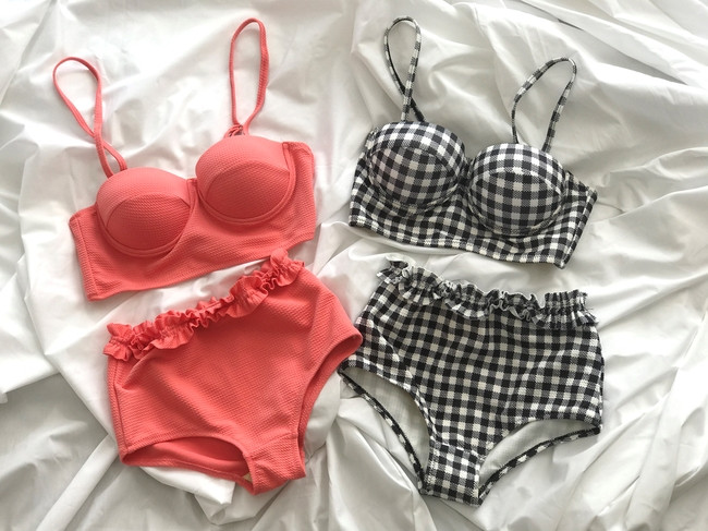 <b><p>check pink High waist biki fancy Marl Sexy</p></b><b><p>チェック ピンク ハイウエスト ビキニ 派手な マリンル セクシーモノ モダン 水着</p></b><br /><br /><p align='center'>