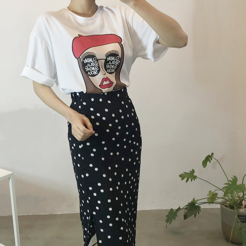<b><p>touch cute face Printing Short sleeves T-shi</p></b><b><p>肌触り かわいい フェイス 印刷 半袖 Tシャツ ラウンド 珍しい コーディネート</p></b><br /><br /><p align='center'>