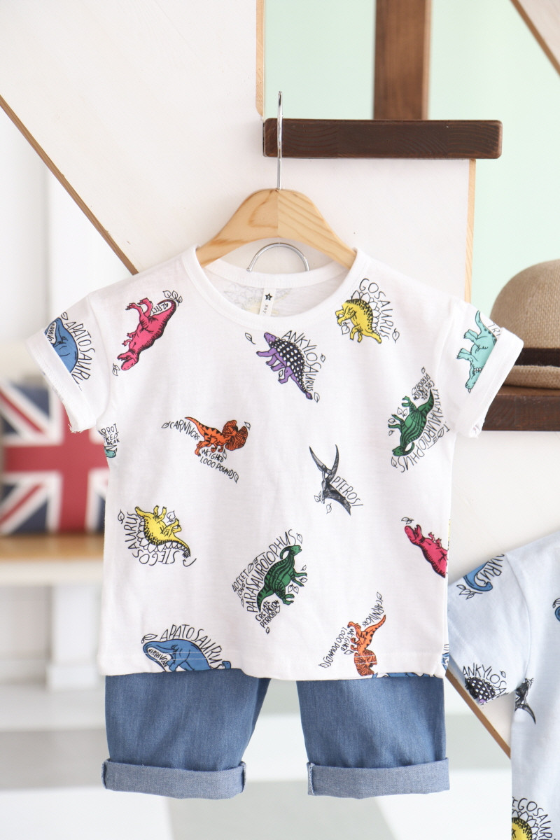 <b><p>Summer Specials Dinosaur World T-shirt Baby</p></b><b><p>夏バーゲン 恐竜ワールド Tシャツ 幼 半袖 個人</p></b><br /><br /><p align='center'>