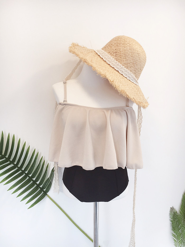 <b><p>High waist Off shoulder Frill bikini swimsuit</p></b><b><p>ハイウエスト オフショルダー フリル ビキニ 水着 ニット 新婚旅行 バカンスルック</p></b><br /><br /><p align='center'>