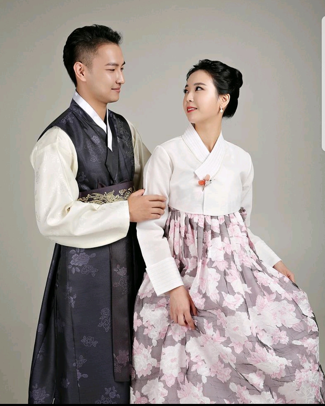 [한복대여] 왕꽃핑크 생크림 웨딩촬영 하객 신부 화사한 화려한 행사 결혼식 이미지 7