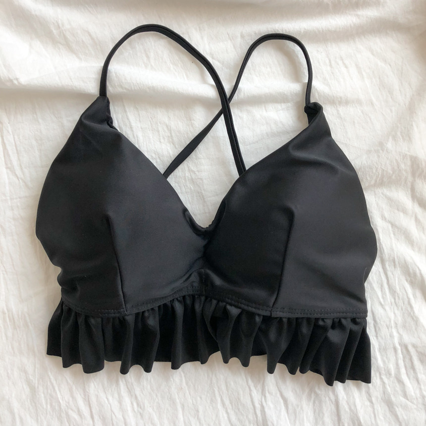 <b><p>Wongpom black Frill bikini</p></b><b><p>ワンポン ブラック フリル ビキニ</p></b><br /><br /><p align='center'>
