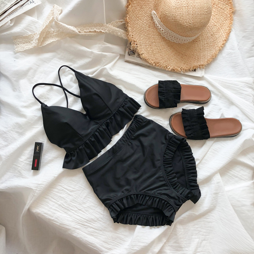 <b><p>Wongpom black Frill bikini</p></b><b><p>ワンポン ブラック フリル ビキニ</p></b><br /><br /><p align='center'>