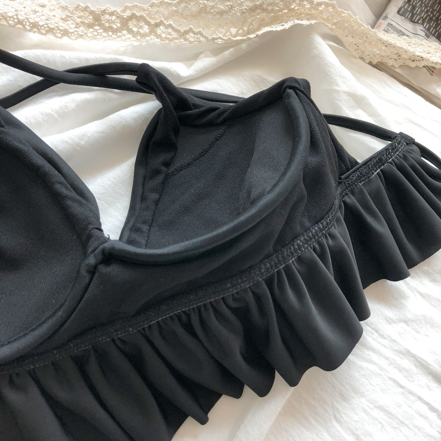 <b><p>Wongpom black Frill bikini</p></b><b><p>ワンポン ブラック フリル ビキニ</p></b><br /><br /><p align='center'>