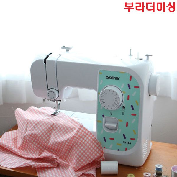 [백화점상품권 1만원] 부라더 자동실끼우기 가정용 미싱 TR14A 재봉기 재봉틀 오버록 옷수선 미싱기 - 상세 이미지 2