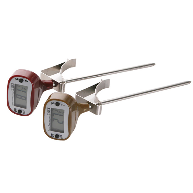 디지털 온도계 골드 와인 핸드드립용 온도계