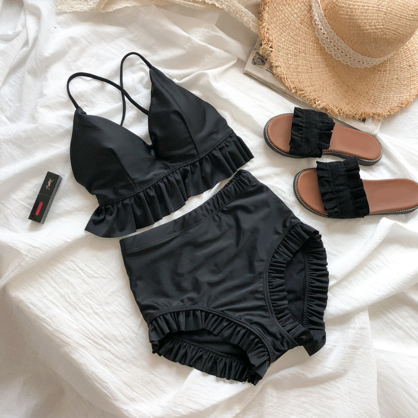 <b><p>Wongpom black Frill bikini</p></b><b><p>ワンポン ブラック フリル ビキニ</p></b><br /><br /><p align='center'>