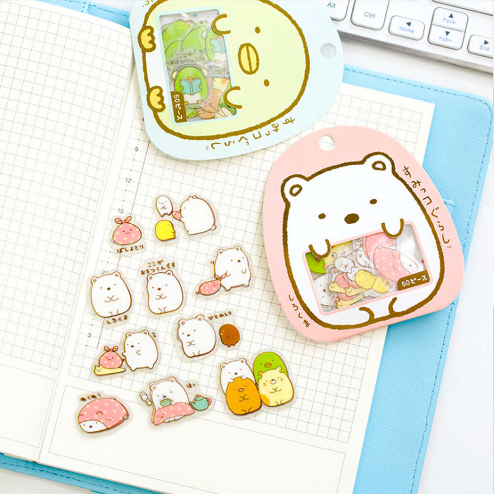 큐티캐릭터 팬시스티커 50p SET - 상품 이미지