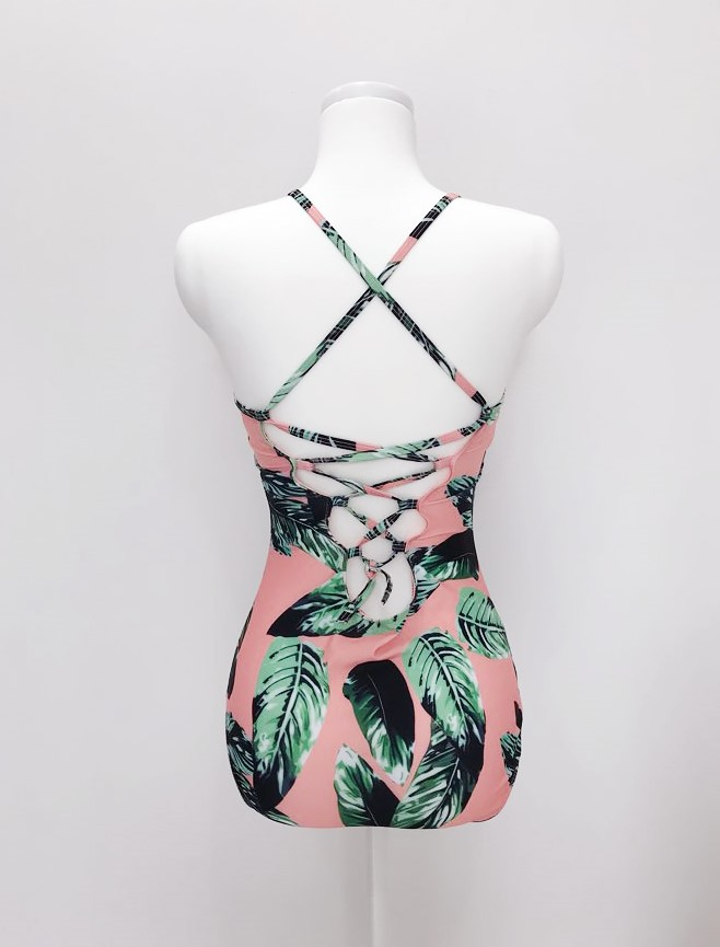 <b><p>Bali Pm tree Holter Monokini Neck swimsuit</p></b><b><p>バリ ヤシの木 ホルター モノキニ ネック水着 ピンク リゾートル バカンスル ストラップ非</p></b><br /><br /><p align='center'>