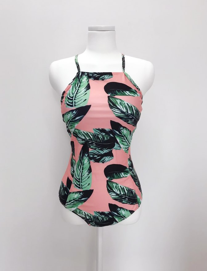 <b><p>Bali Pm tree Holter Monokini Neck swimsuit</p></b><b><p>バリ ヤシの木 ホルター モノキニ ネック水着 ピンク リゾートル バカンスル ストラップ非</p></b><br /><br /><p align='center'>