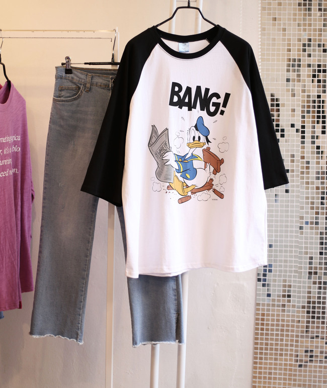 <b><p>original Disney Dod Raglan Part 7 T-shi Wom</p></b><b><p>オリジナル ディズニー ドド ラグラン 7部 Tシャツ 女性 ミキティ カジュアル</p></b><br /><br /><p align='center'>