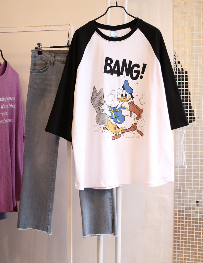 <b><p>original Disney Dod Raglan Part 7 T-shi Wom</p></b><b><p>オリジナル ディズニー ドド ラグラン 7部 Tシャツ 女性 ミキティ カジュアル</p></b><br /><br /><p align='center'>