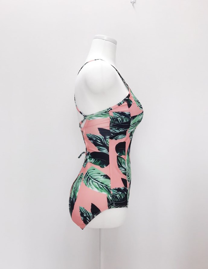 <b><p>Bali Pm tree Holter Monokini Neck swimsuit</p></b><b><p>バリ ヤシの木 ホルター モノキニ ネック水着 ピンク リゾートル バカンスル ストラップ非</p></b><br /><br /><p align='center'>