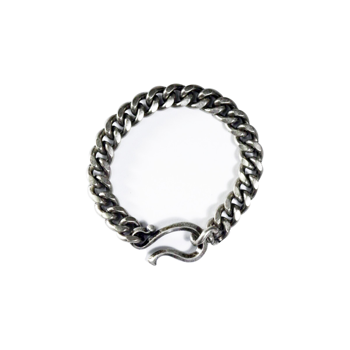 바버 체인 팔찌_SILVER faced