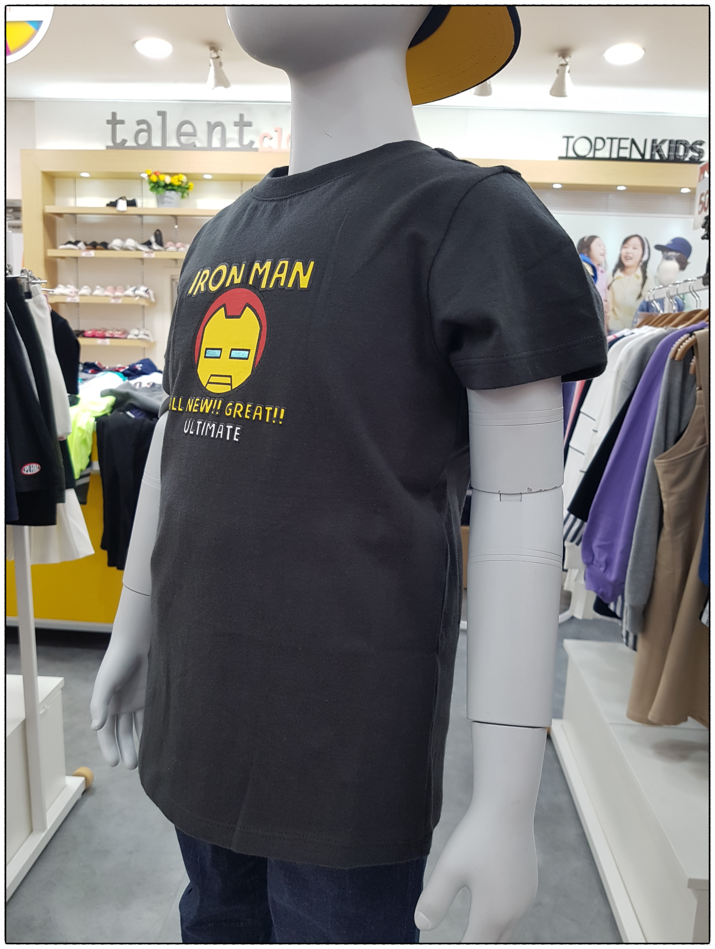 <b><p>Paulham Kids Ironman Short Sleeve Polo PKY2TR1220</p></b><b><p>ポルヘムキッズ アイアンマン 半袖Tシャツ PKY2TR1220 日常コーディネートルック</p></b><br /><br /><p align='center'>