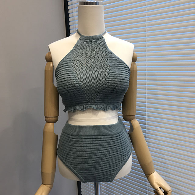 <b><p>neat See-through halter bikini sexy fem Advanced</p></b><b><p>ニット シースルーホルターネック ビキニ セク 女性らしい 高級 スタイル シンプルな</p></b><br /><br /><p align='center'>