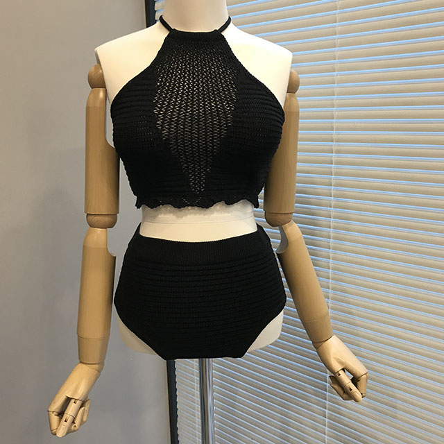 <b><p>neat See-through halter bikini sexy fem Advanced</p></b><b><p>ニット シースルーホルターネック ビキニ セク 女性らしい 高級 スタイル シンプルな</p></b><br /><br /><p align='center'>