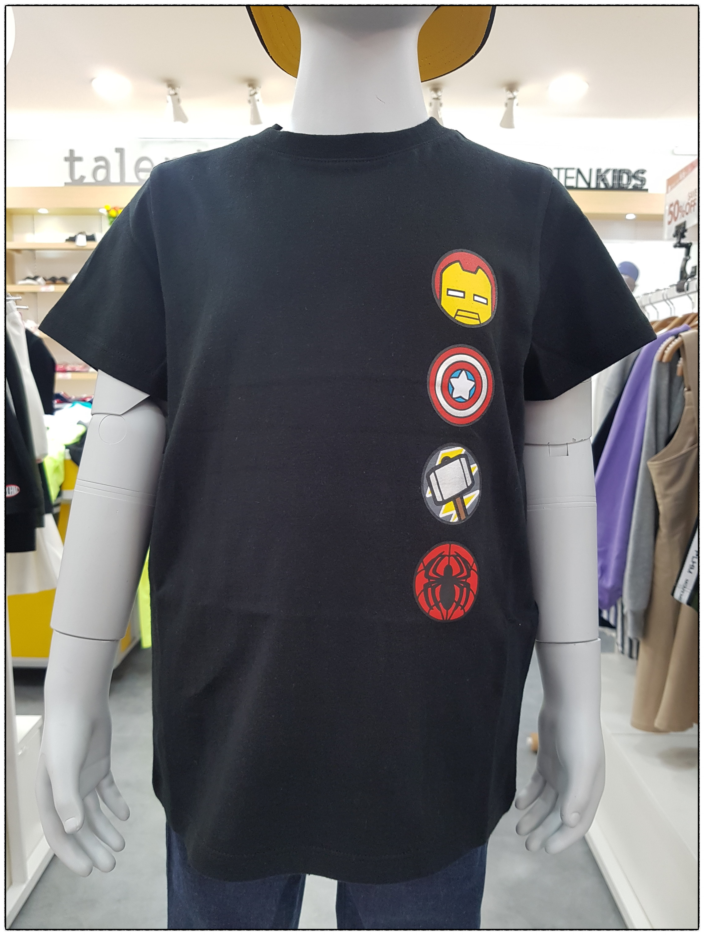 <b><p>Paulham Kids Ironman Short Sleeve Polo PKY2TR1220</p></b><b><p>ポルヘムキッズ アイアンマン 半袖Tシャツ PKY2TR1220 日常コーディネートルック</p></b><br /><br /><p align='center'>