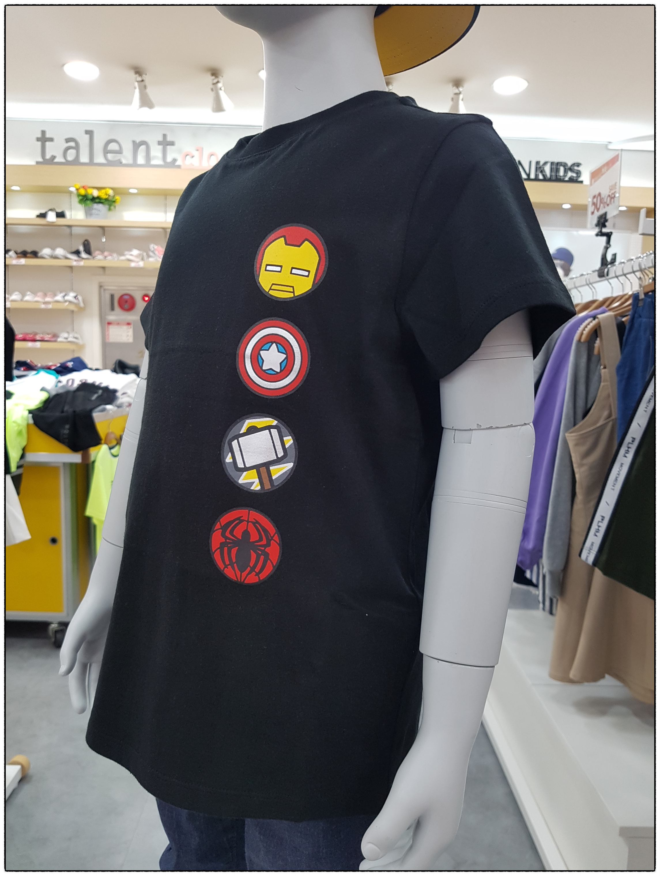 <b><p>Paulham Kids Ironman Short Sleeve Polo PKY2TR1220</p></b><b><p>ポルヘムキッズ アイアンマン 半袖Tシャツ PKY2TR1220 日常コーディネートルック</p></b><br /><br /><p align='center'>