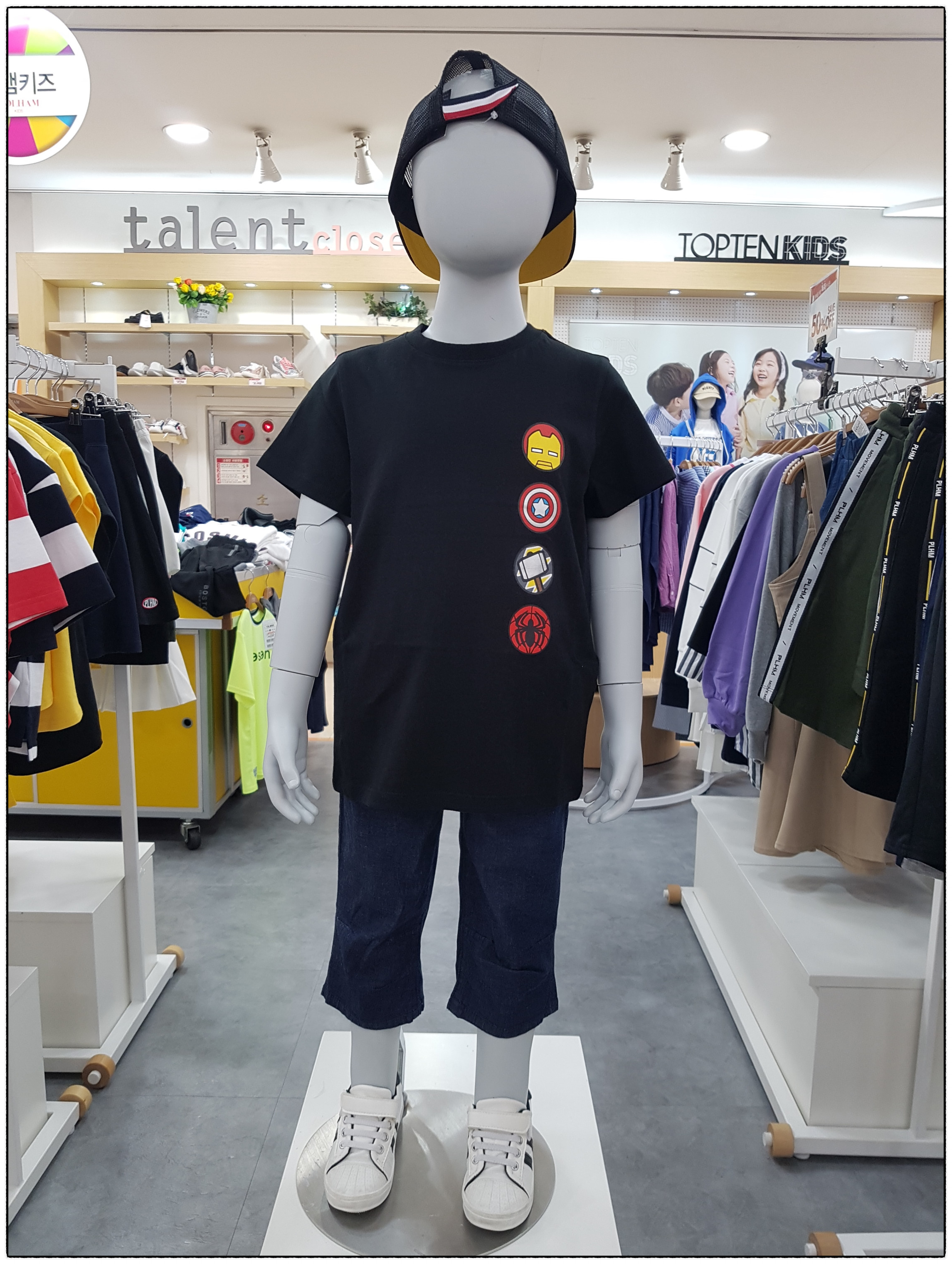 <b><p>Paulham Kids Ironman Short Sleeve Polo PKY2TR1220</p></b><b><p>ポルヘムキッズ アイアンマン 半袖Tシャツ PKY2TR1220 日常コーディネートルック</p></b><br /><br /><p align='center'>