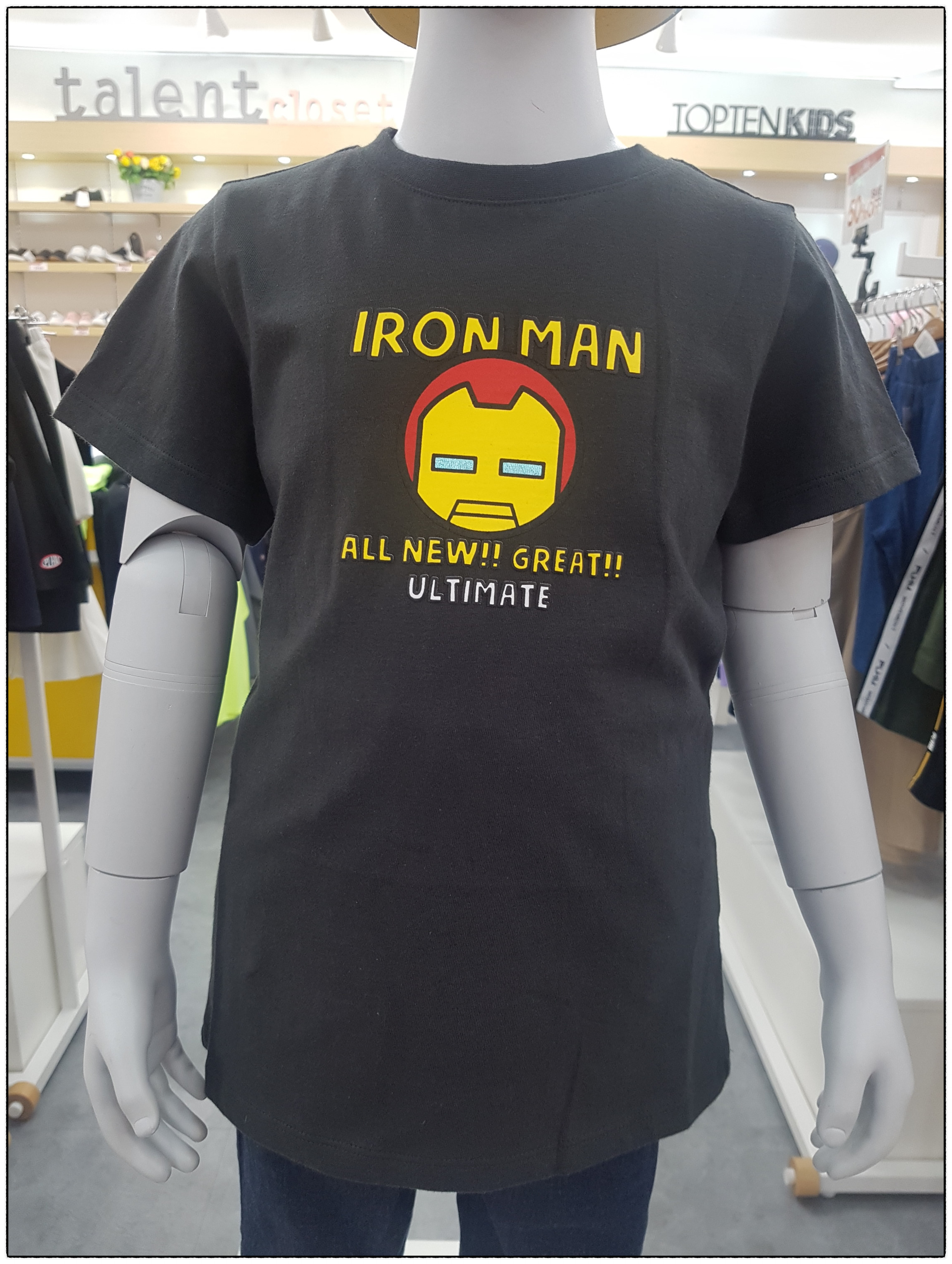 <b><p>Paulham Kids Ironman Short Sleeve Polo PKY2TR1220</p></b><b><p>ポルヘムキッズ アイアンマン 半袖Tシャツ PKY2TR1220 日常コーディネートルック</p></b><br /><br /><p align='center'>