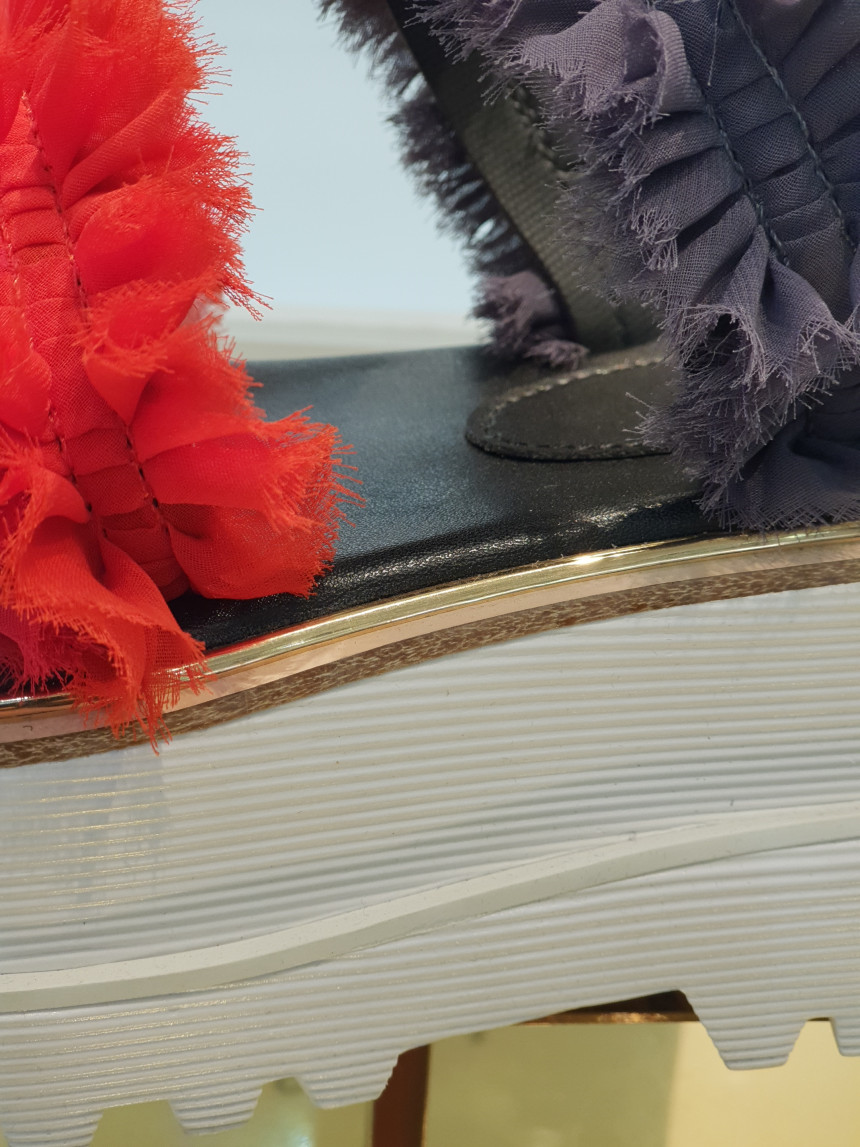 <b><p>Shu Comma Bonnie Cankant sdals Red DG2BM17038RED</p></b><b><p>シューコンマみる カンカン2サンダル レッド DG2BM17038RED ユニークルックコーディネー</p></b><br /><br /><p align='center'>