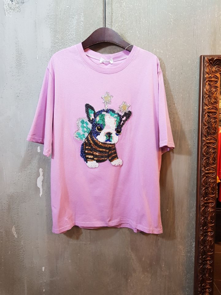 <b><p>The Sequins T-shirt</p></b><b><p>ペピ スパンコール Tシャツ</p></b><br /><br /><p align='center'>