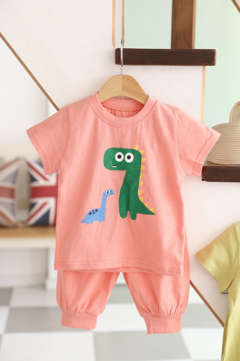 <b><p>Planning Specials Short sleeves dosaur Top</p></b><b><p>企画特価 半袖 恐竜 上下セット 幼スーツ ドアセンボク 登院</p></b><br /><br /><p align='center'>