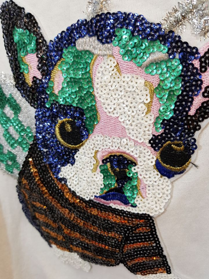 <b><p>The Sequins T-shirt</p></b><b><p>ペピ スパンコール Tシャツ</p></b><br /><br /><p align='center'>