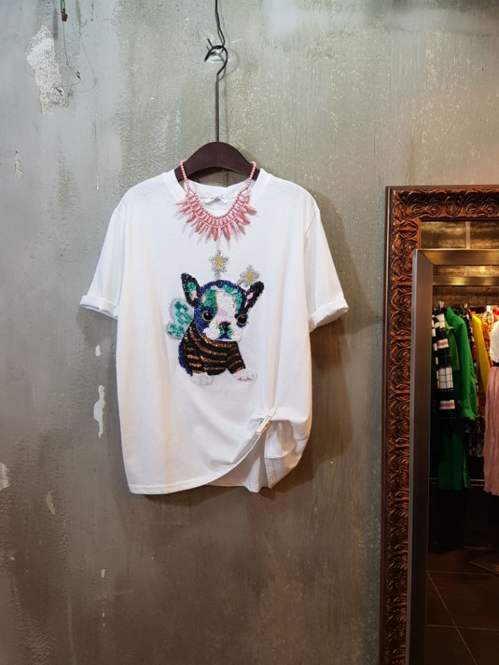 <b><p>The Sequins T-shirt</p></b><b><p>ペピ スパンコール Tシャツ</p></b><br /><br /><p align='center'>