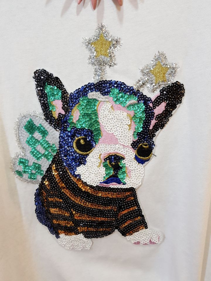 <b><p>The Sequins T-shirt</p></b><b><p>ペピ スパンコール Tシャツ</p></b><br /><br /><p align='center'>