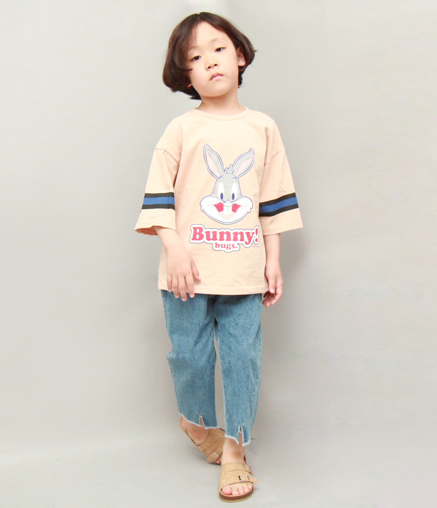 <b><p>Bunny 7 T-shirt 2 colors</p></b><b><p>バニー7部シャツ 2 色</p></b><br /><br /><p align='center'>