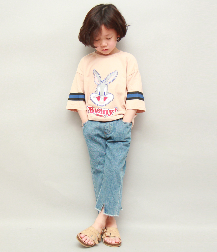 <b><p>Bunny 7 T-shirt 2 colors</p></b><b><p>バニー7部シャツ 2 色</p></b><br /><br /><p align='center'>