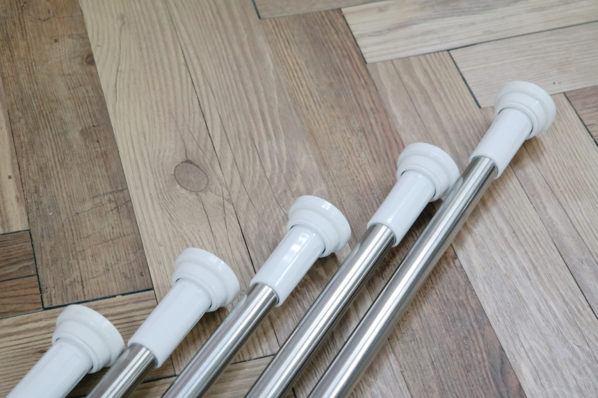 강력 커튼 압축봉