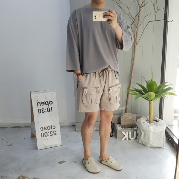 <b><p>pocket Washing man Bend Cargo orts Pt 4 5</p></b><b><p>ポケット ウォッシング 男 バンディ カーゴショーツ 4部 5部 コーネート 夏</p></b><br /><br /><p align='center'>