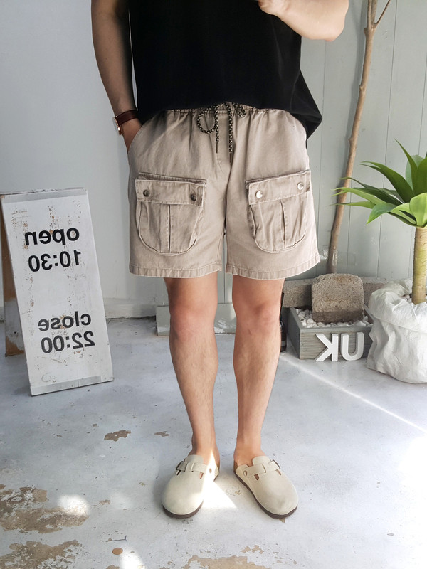 <b><p>pocket Washing man Bend Cargo orts Pt 4 5</p></b><b><p>ポケット ウォッシング 男 バンディ カーゴショーツ 4部 5部 コーネート 夏</p></b><br /><br /><p align='center'>