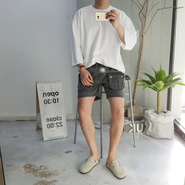 <b><p>pocket Washing man Bend Cargo orts Pt 4 5</p></b><b><p>ポケット ウォッシング 男 バンディ カーゴショーツ 4部 5部 コーネート 夏</p></b><br /><br /><p align='center'>