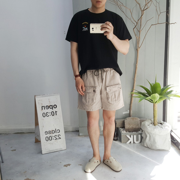 <b><p>pocket Washing man Bend Cargo orts Pt 4 5</p></b><b><p>ポケット ウォッシング 男 バンディ カーゴショーツ 4部 5部 コーネート 夏</p></b><br /><br /><p align='center'>