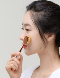 뷰솔4호 결자국없는 메이크업브러쉬 블러셔 쉐딩 칫솔브러쉬