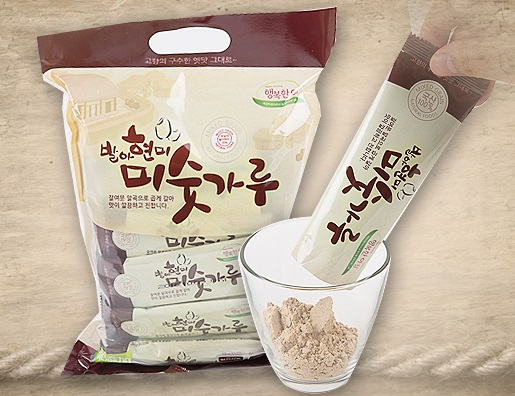 발아현미 미숫가루 간편스틱 포장(25gX30개), 100% 국내산 재료사용, 아침대용음식 - 메인 이미지