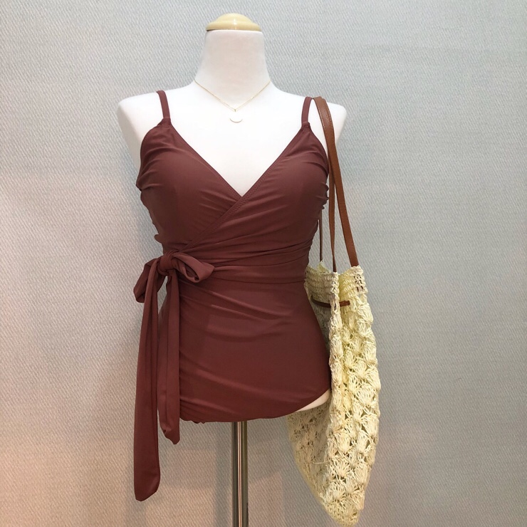 <b><p>ribbon Mokini swimsuit Wrap dress Rby Rorts</p></b><b><p>リボン モノキニ 水着 ラップワンピース レプビ リゾートルック ビーチ コーディネ</p></b><br /><br /><p align='center'>