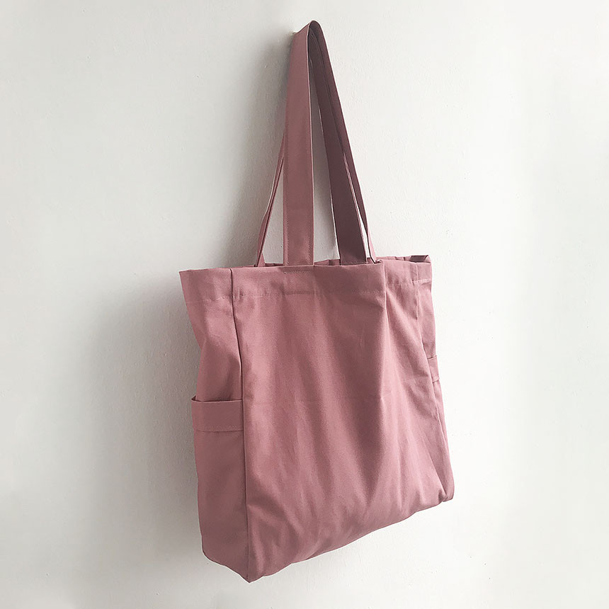 [자체제작] 마카롱에코백 8color 보부상가방 가벼운가방 대학생에코백 출근가방 캔버스백 숄더백 상세 이미지 19